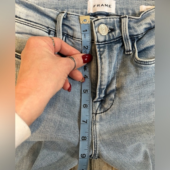 Frame Le High Flare High Rise Stretch Flare Jeans - Picture 9 of 16